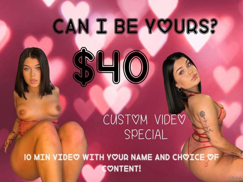 𝐸𝐴𝑅𝐿𝑌 𝑉𝐴𝐿𝐸𝑁𝑇𝐼𝑁𝐸’𝑆 𝑆𝑃𝐸𝐶𝐼𝐴𝐿 ❤️💗

I am offering $40/10 min 𝗖𝗨𝗦𝗧..