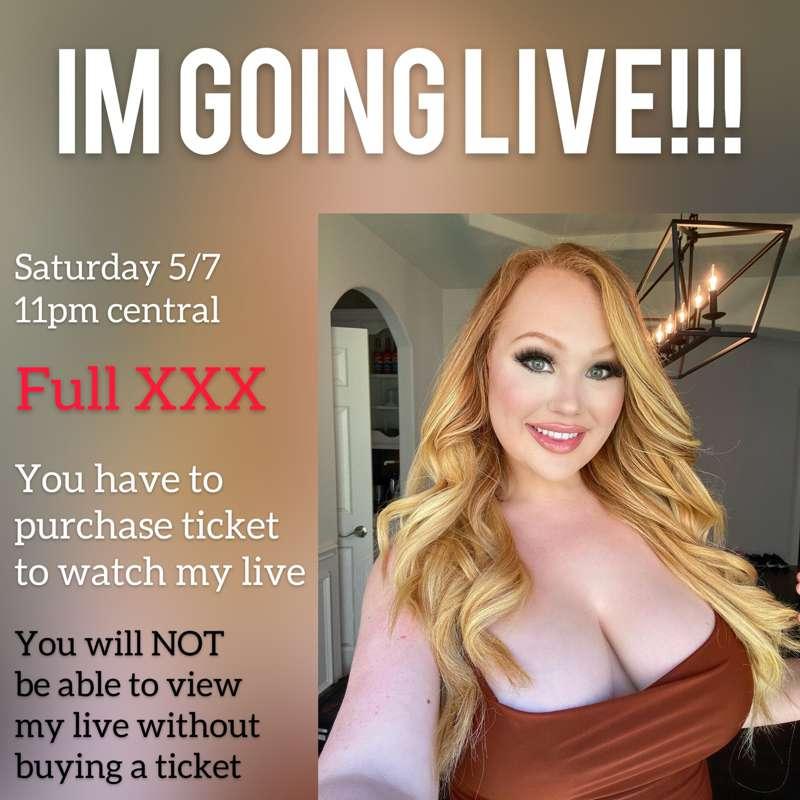 IM GOING LIVE ‼️ Consider this post your ticket 🎟 to my live..