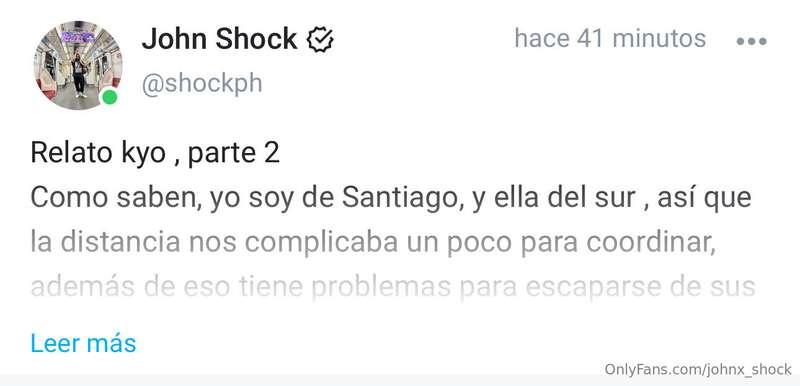 Resubi la segunda parte del relato con kyo en @shockph Onlyf..