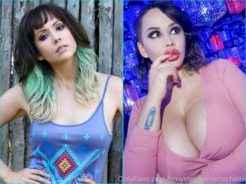 Before and after becoming a big tiddie doll! 💖💦