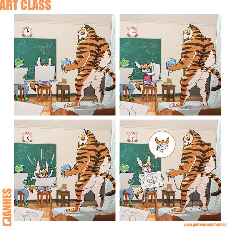 Art class - larger + separated frames