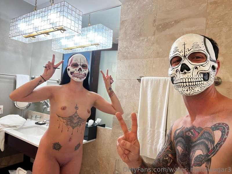 Behind the scenes from the halloween video with @peakysneaks..