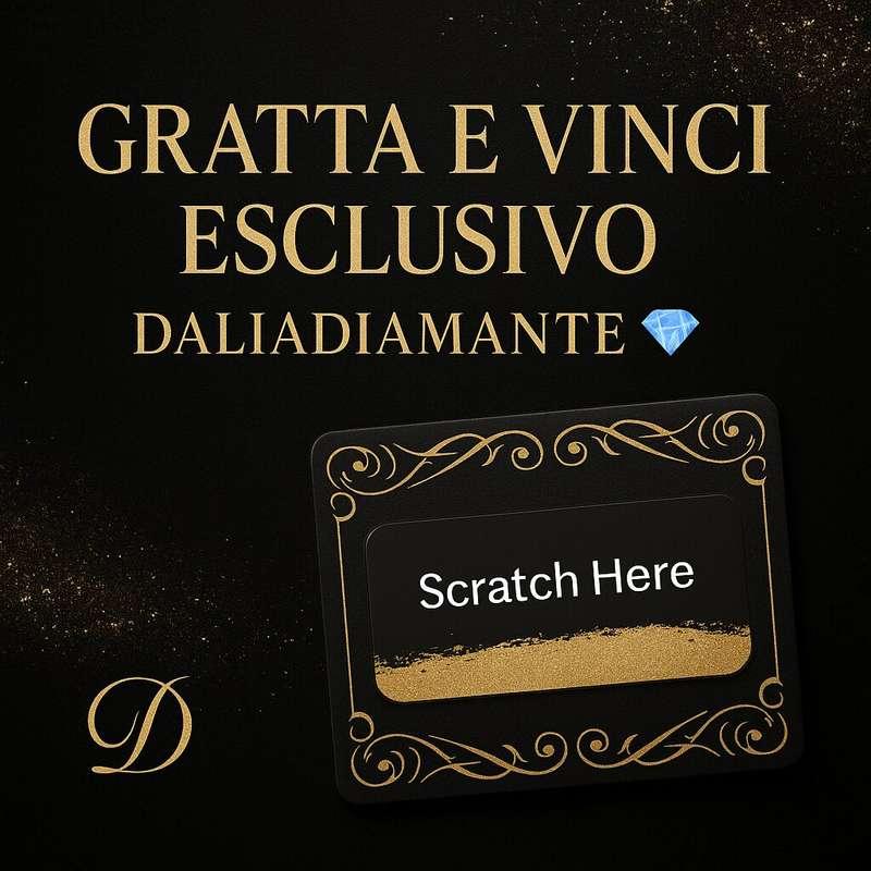 🎲 Gratta e Vinci Esclusivo Daliadiamante 💎🖤Solo 1 possibilit..