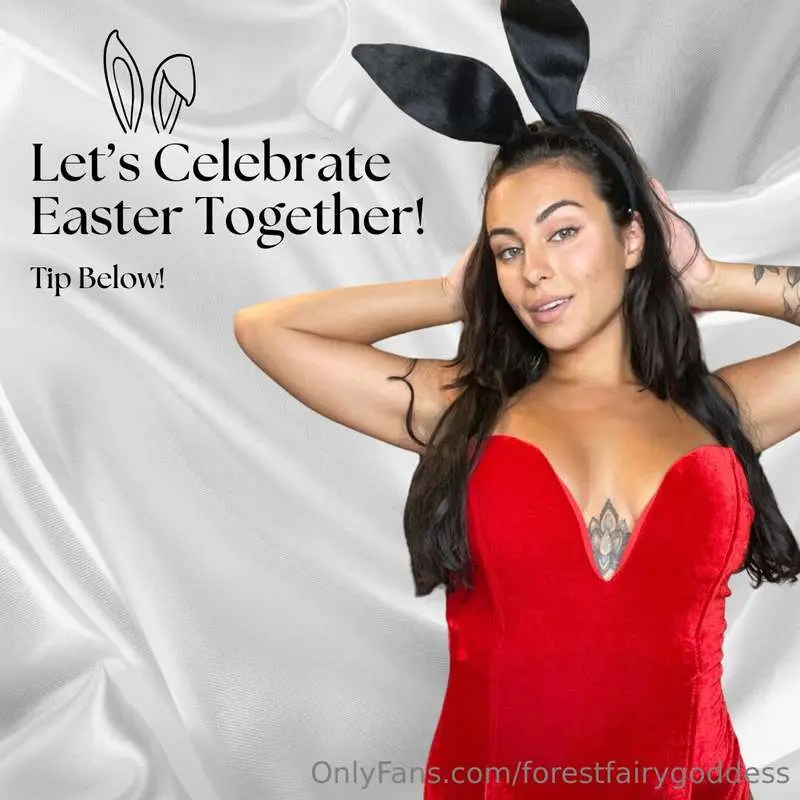 The Easter Bunny came early this year... and she’s feeling e..