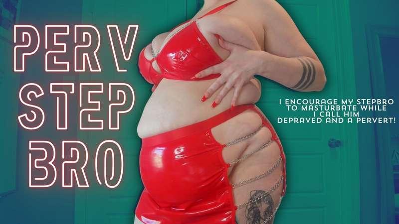 Step-sister roleplay where I am wearing a red sexy outfit th..