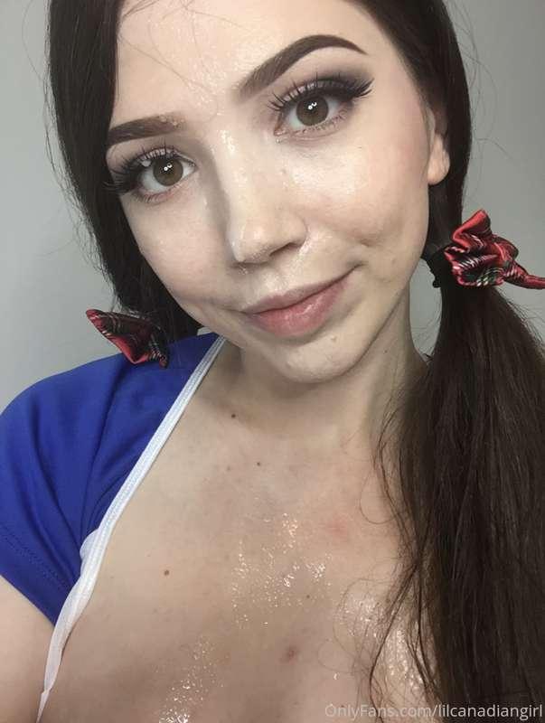 Some cummy facial pictures :) should I take more pics with c..