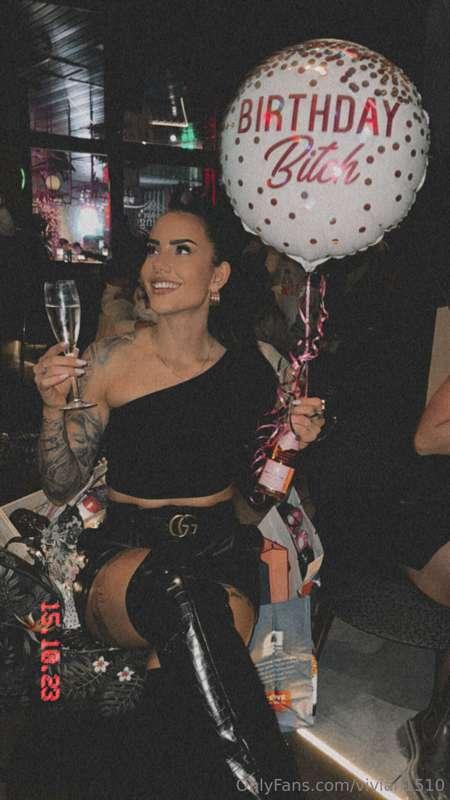 today I am your Birthday B!tch ⚠️✨😛