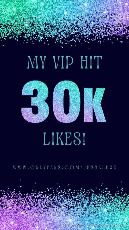 HOLY SHIT, GUYS!!! 😱 My VIP just hit 30K likes!!!!   Come se..