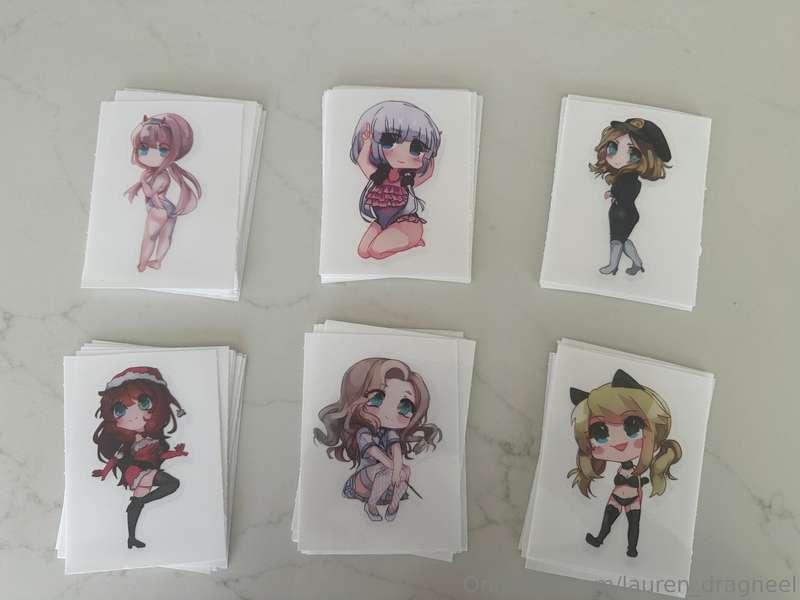 Stocked up on my sticker merch, prices are in my bio
