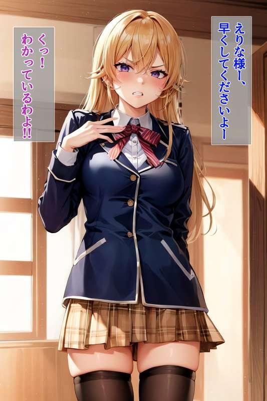 朝のおパンツチェックされるえりな様　47枚(zip, pdf有り)