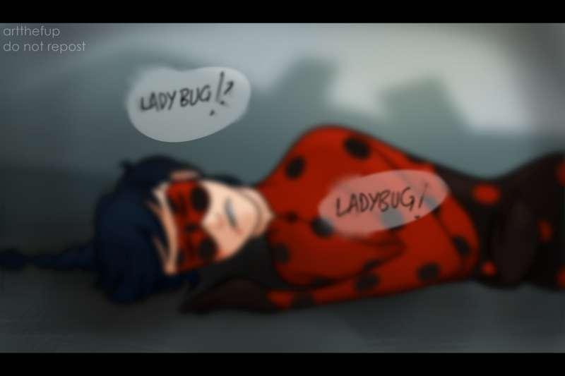 "Wake up" - (married ladynoir au comic)