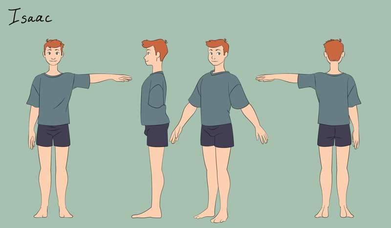 Isaac Character Sheet - Clothed