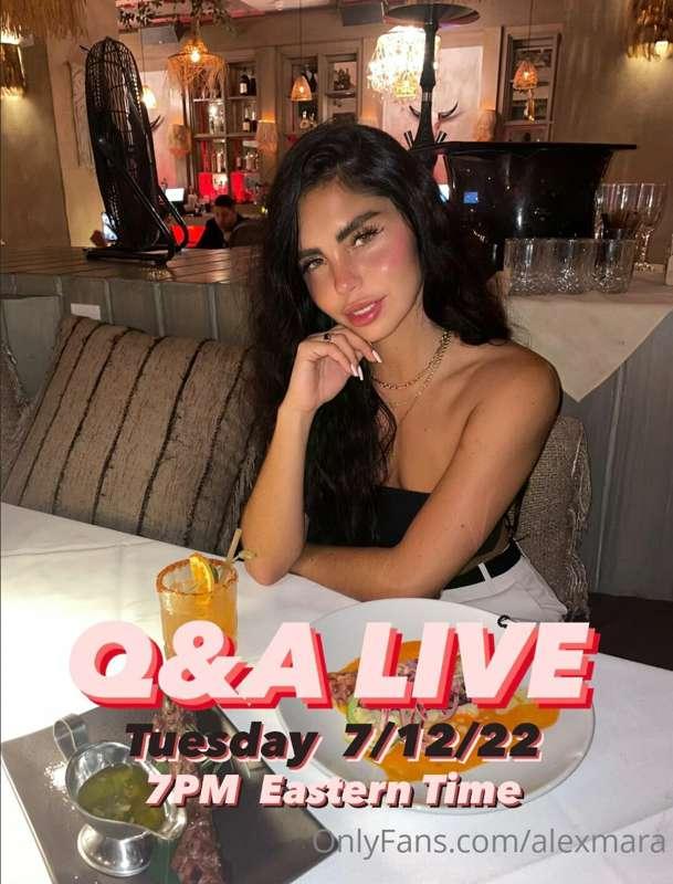 hey guys! I've got some great news:) I'm going live tomorrow..