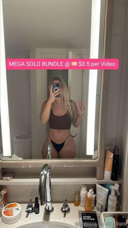 MEGA SOLO BUNDLE @ 🏷️ $0.5 per VideoY'all asked for a Mega S..