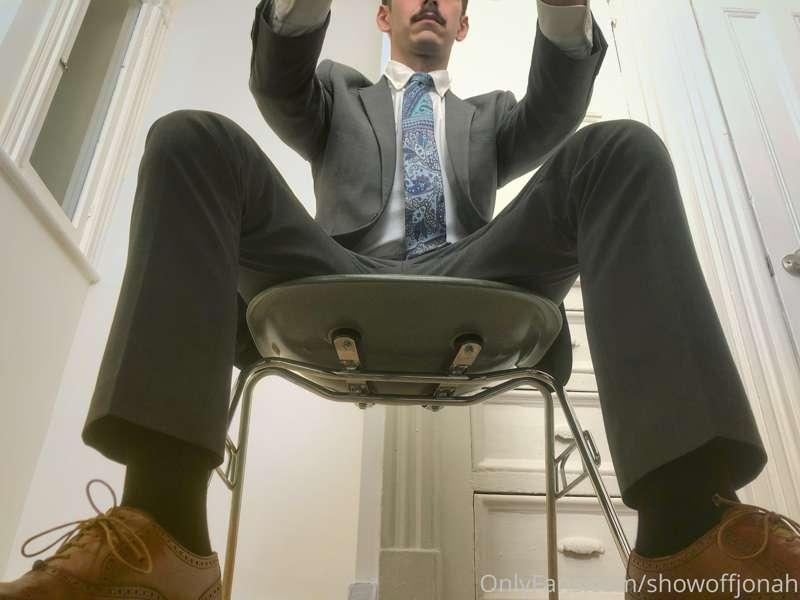 I told you to be waiting under my desk for me. Seems like yo..