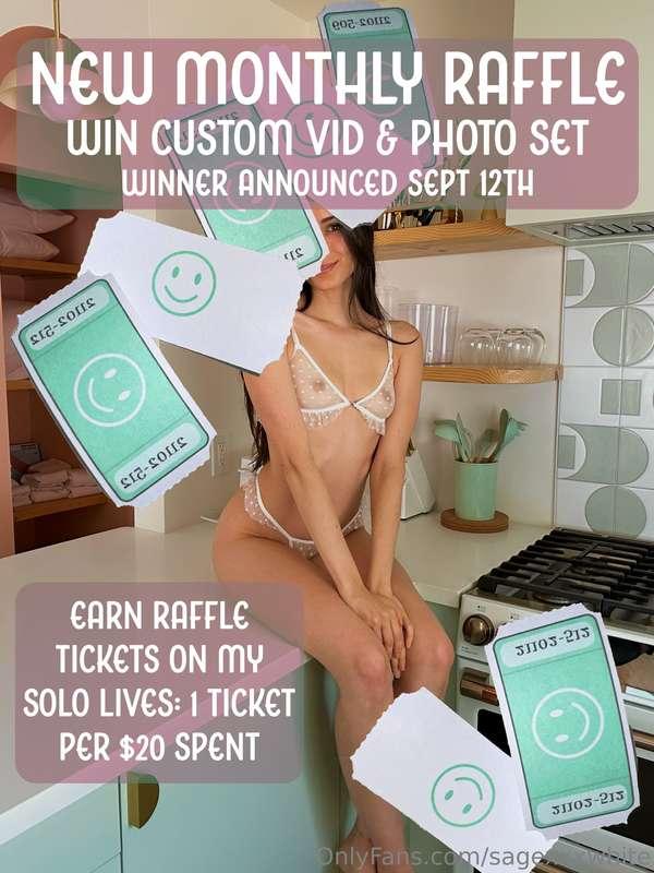Don't miss out on your chance to win a free custom vid & pho..