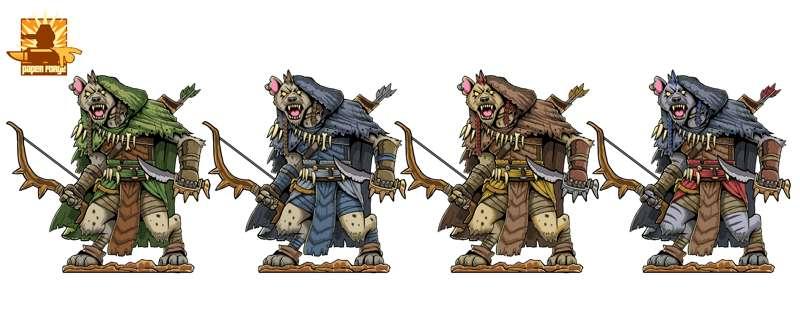 Gnoll Hunter Color Variants!