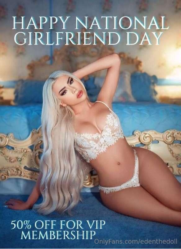 Happy National Girlfriend Day, Baby 🥰 Aren’t you gonna spoil..
