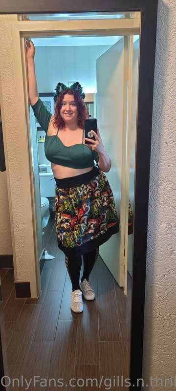 My Saturday outfit from this weekend at Cinema Wasteland. Ha..