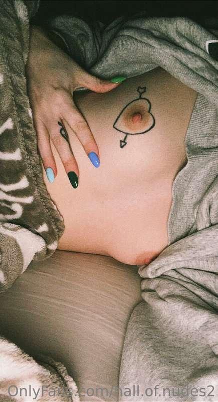 Trace the tattoo with your tongue 👅