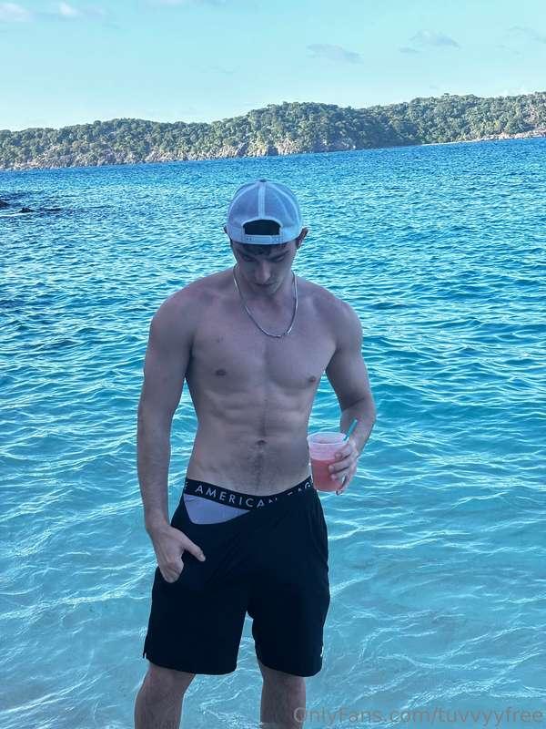 Two types of thirst at this beach—yours doesn’t come in a gl..