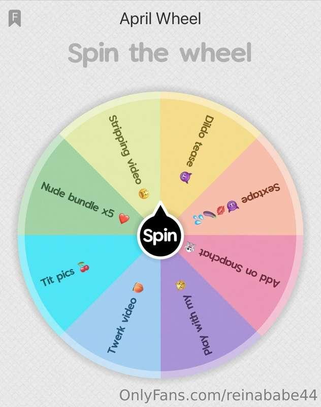 WHO IS READY TO SPIN THE WHEEL !!! 😋tip $20 to spin & receiv..