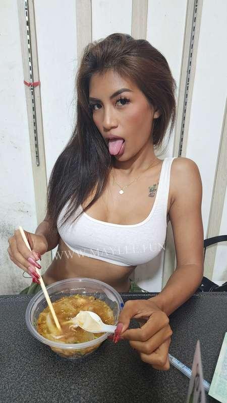 After a fun night, it's time for a much-needed noodle break!..