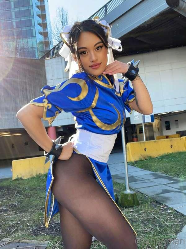 Shot some photos with the cosplay I made!! Chun Li lewds com..