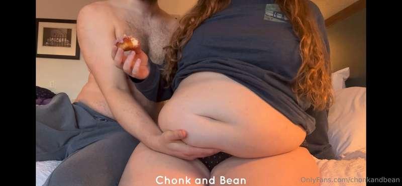 Some screenshots from today’s clip: “Growing Feedee Wife: Ho..