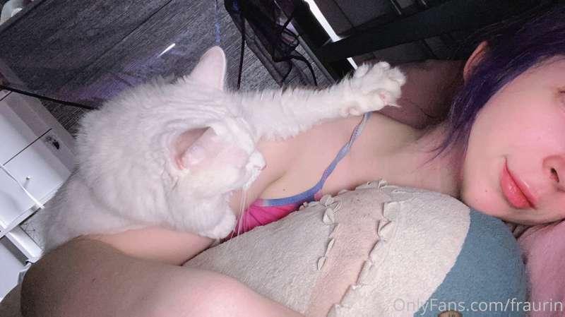 Heelp me she gonna slap my face with that cutie paw! 
Every ..