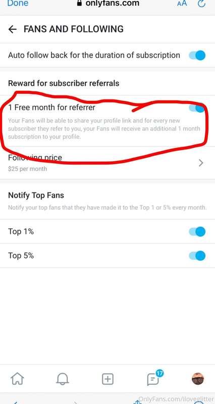 Send my link to someone and if they subscribe to me you auto..