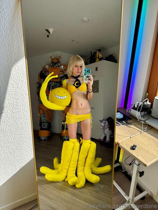 I finished my Korosensei cosplay today and wanted to ask if ..