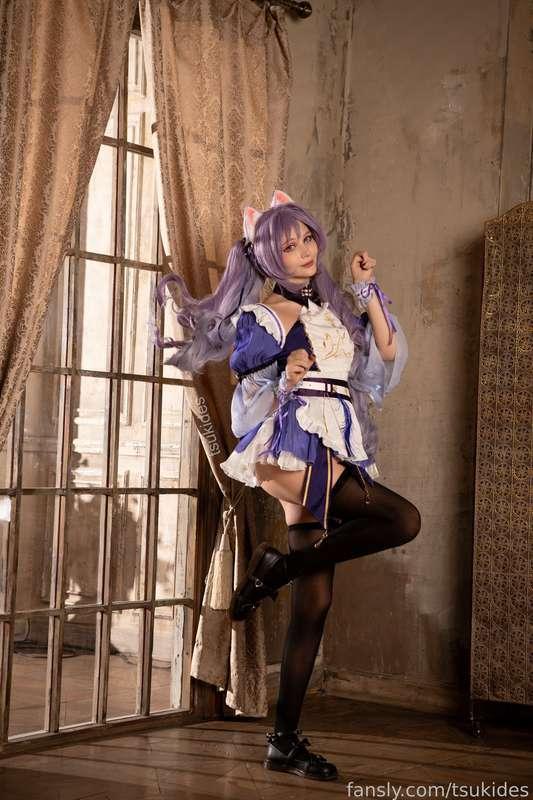Neko maid it’s so cute 🥰 

          : ¨ ·.· ¨ :ㅤㅤㅤ𝅄　　　 ﾟ　　⊹
⠀            `· .⠀ϧ᱖⠀#cosplay #nsfw #anime #egirl #sexy #tights #stockings #booty #tits #fetish #anime #gamer