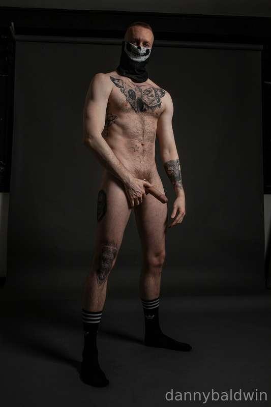 Hung welsh ginger David shows off his long pole for me!