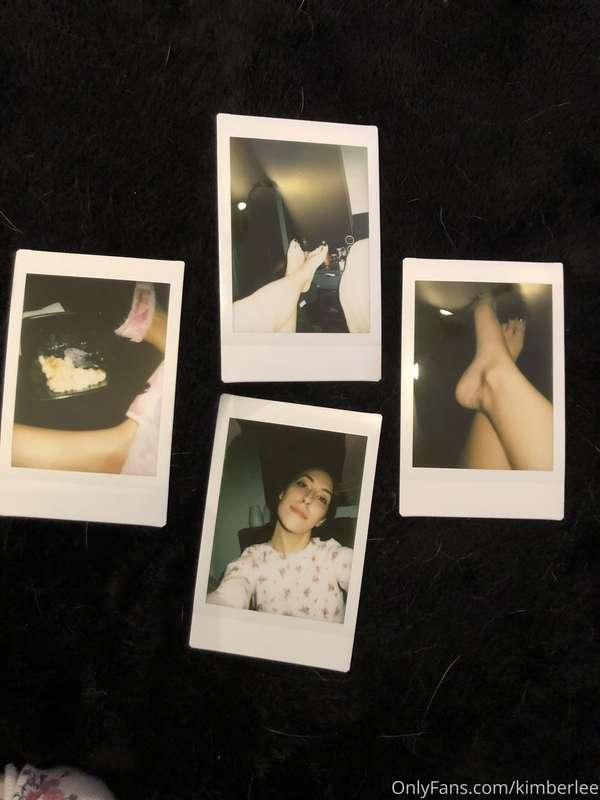 Mac n cheese & feet pics 🦶 🎞  #feet #feetpics #polaroid