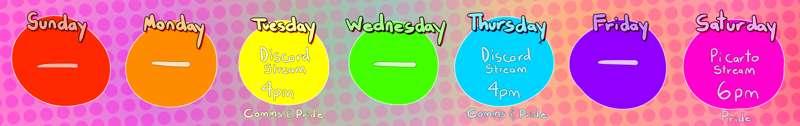 Stream Schedule