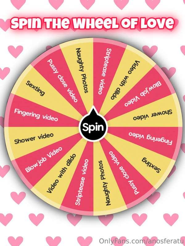 Spin the 💖 ***Wheel Of Love*** 💖

Let me be your Naughty Val..