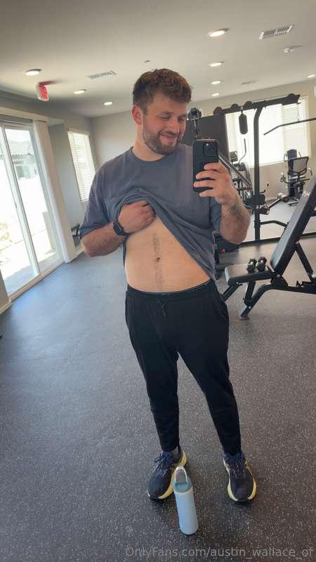 So sweaty went to the gym today 