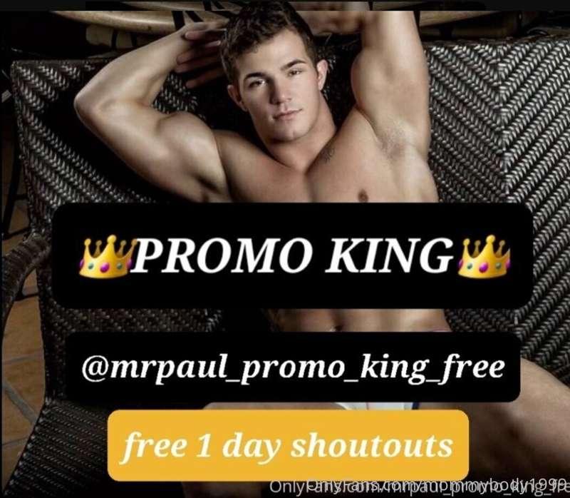 👑PROMO KING👑👑
@mrpaul_promo_king_free
FOR ALL YOUR PROMOS
SU..