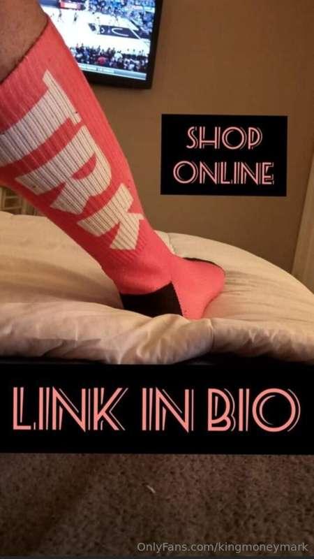 Watching sports cozy in bed wearing my favorite socks anyone..