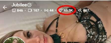 Almost 50k likes on my Onlyfans!