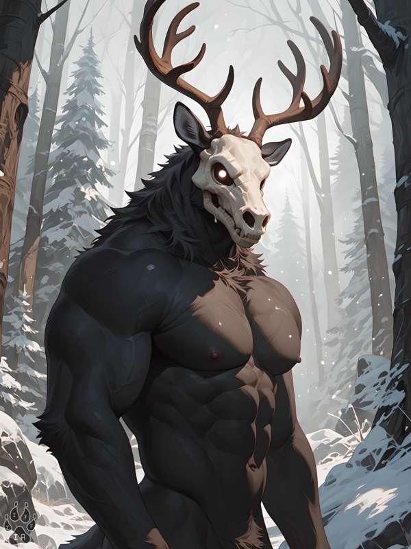 The Wendigo is also preparing for these cold days, so be very wary of encountering this beast in the woods...