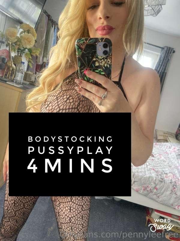 NEW BODY STOCKING…. I love dressing up in sexy lingerie so m..
