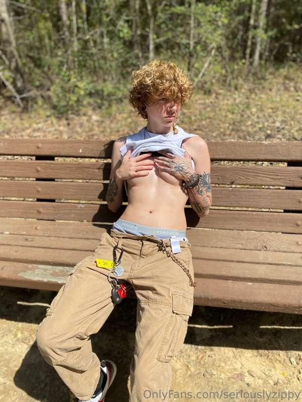 Hiking and needed a minute to cool off.💦 Don’t forget when y..