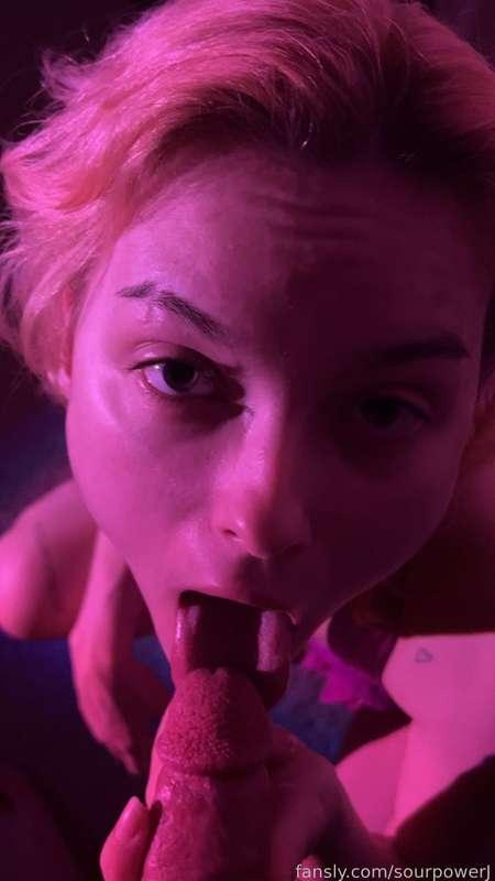 Licking on some cock