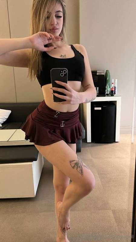 Demasiado corta? La faldita digo jajaja😋😋