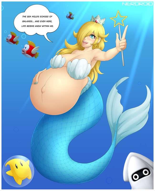 Rosalina underwater 🧜‍♀️