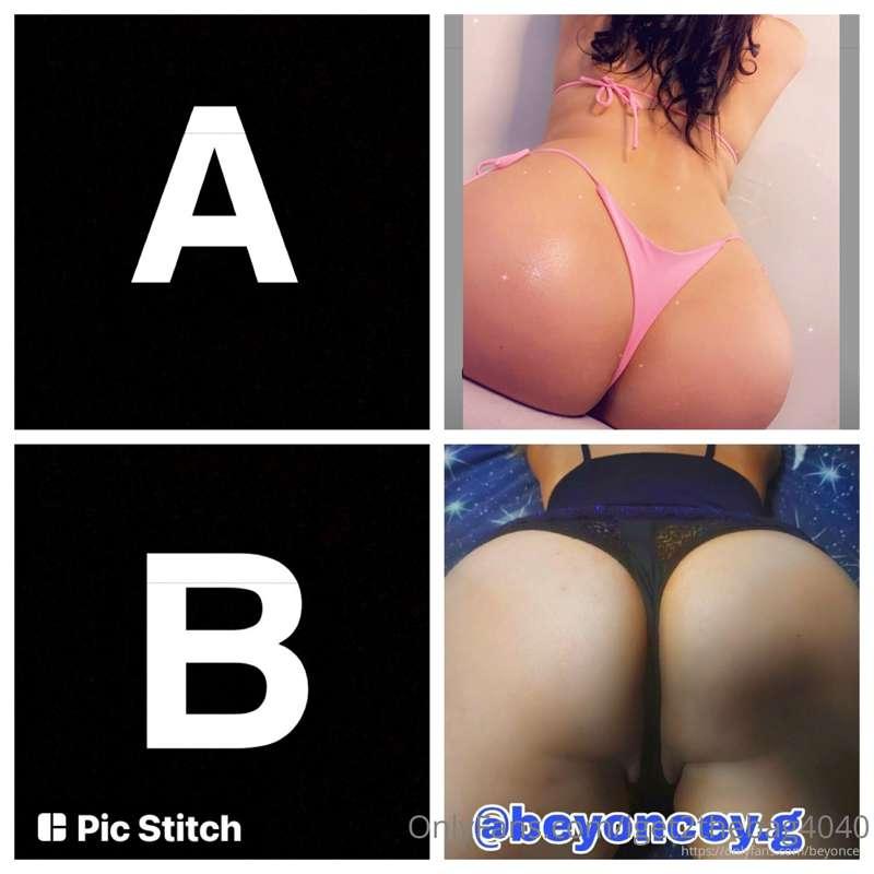 1st Round BEST BOOTY CONTEST!!!! Vote for best BOOTY!! 🍑🍑🍑🍑🍑..