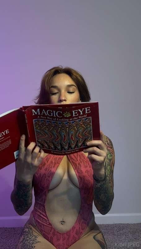 Let’s see if you can make my eyes cross harder than this mag..