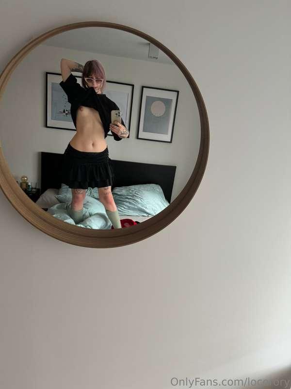 Swag mirror